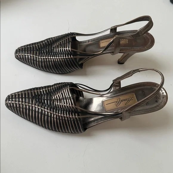 Amalfi Black and Silver Heels - Picture 9 of 9